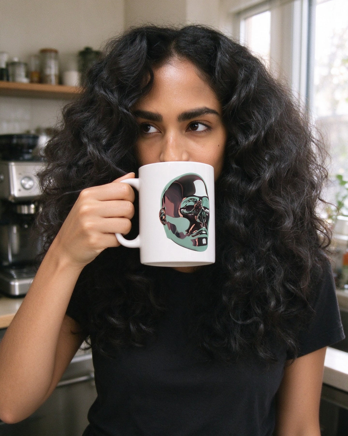 Forged for Glory Mug worn on the street — Urban Kong