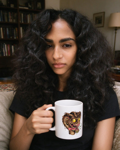 Psycho Snake Mug worn on the street — Urban Kong
