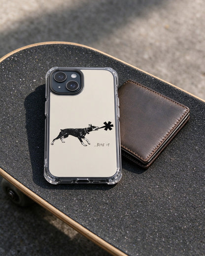 Dober Bite Phone Case still life — Urban Kong