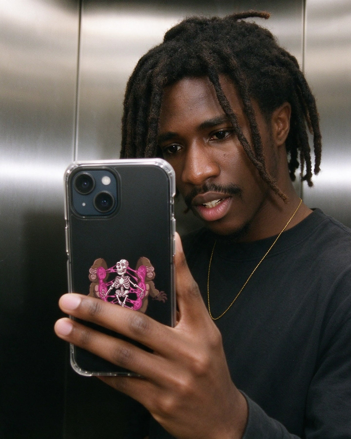Kong Anatomy Phone Case in use — Urban Kong