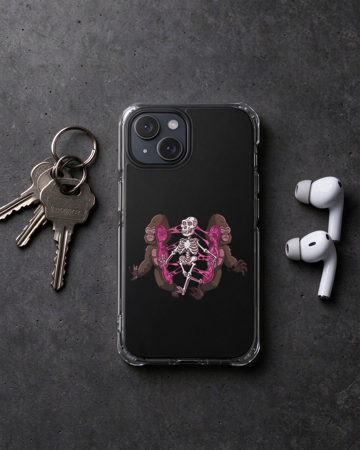Kong Anatomy Phone Case still life — Urban Kong