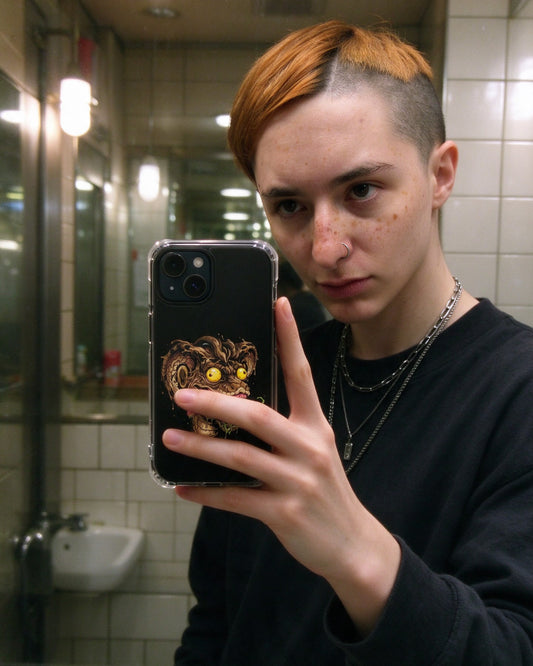 Psycho Snake Phone Case in use — Urban Kong