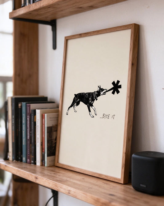 Dober Bite Poster in use — Urban Kong