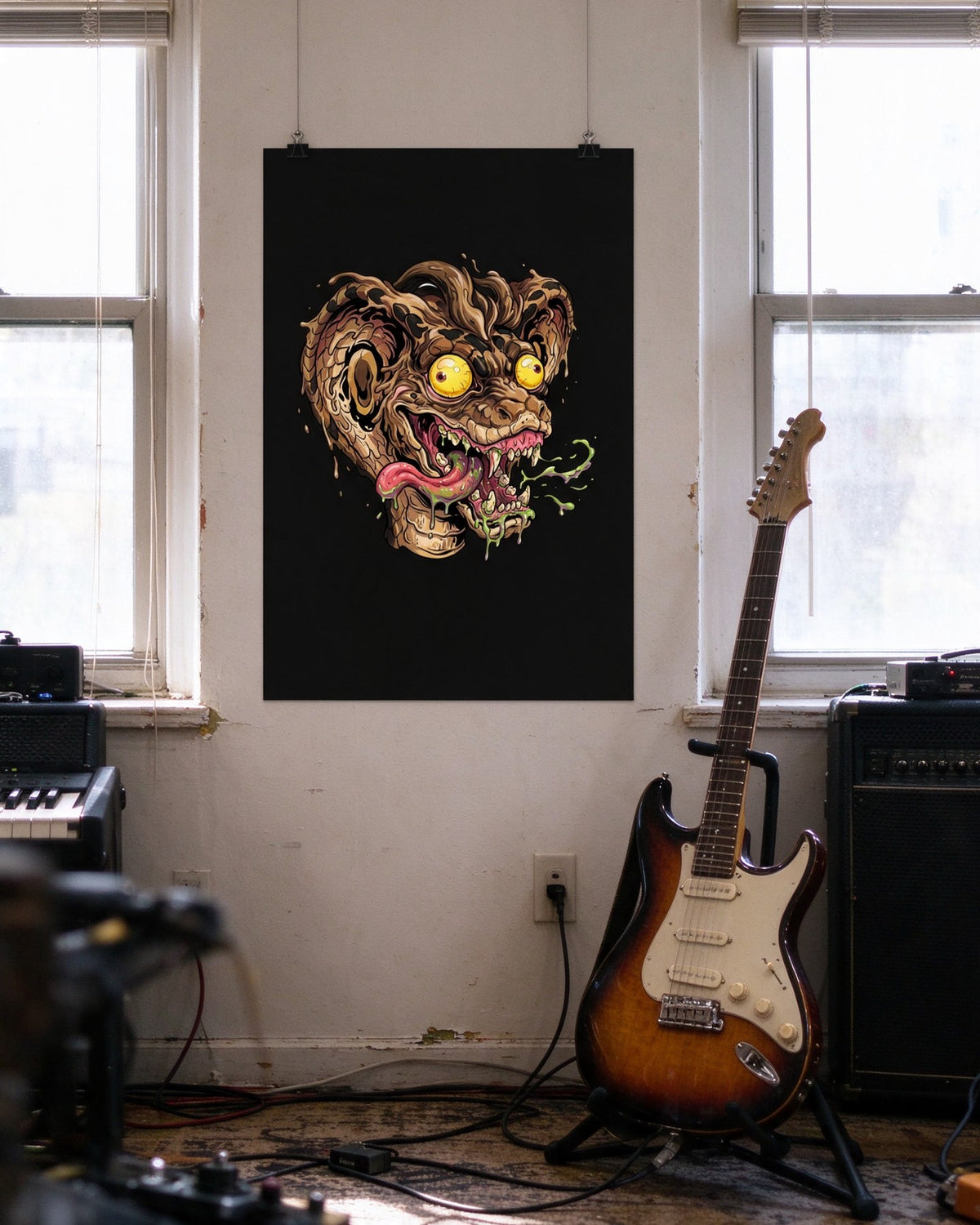 Psycho Snake Poster in use — Urban Kong