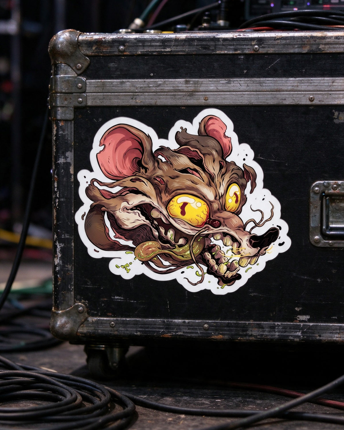 Rabid Rat Sticker in use — Urban Kong