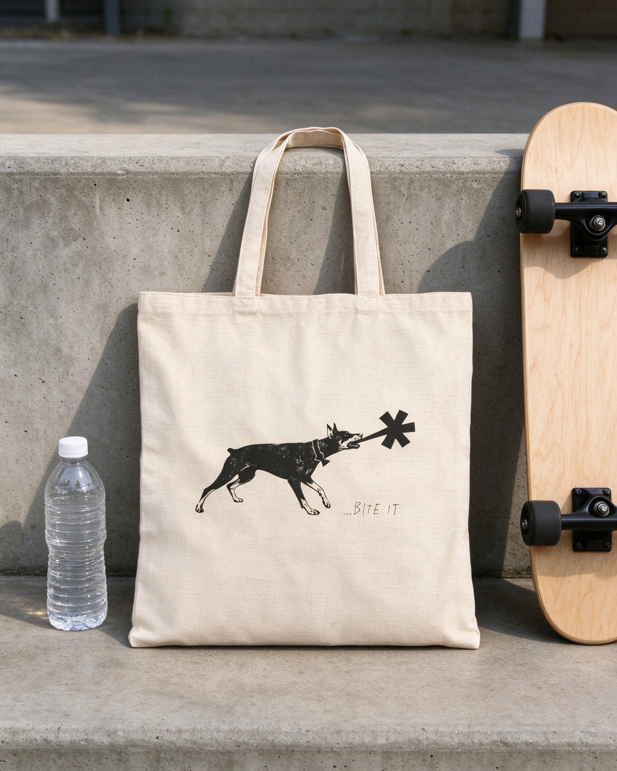 Dober Bite Tote Bag still life — Urban Kong