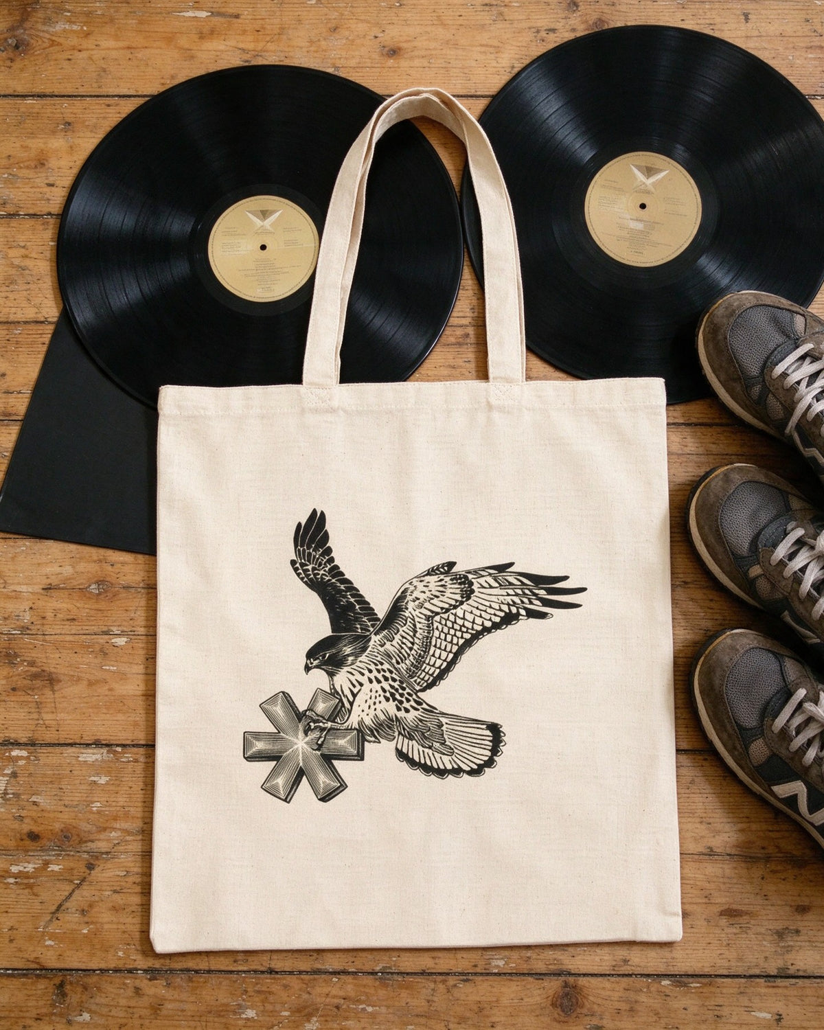 Falcon Strike Tote Bag still life — Urban Kong
