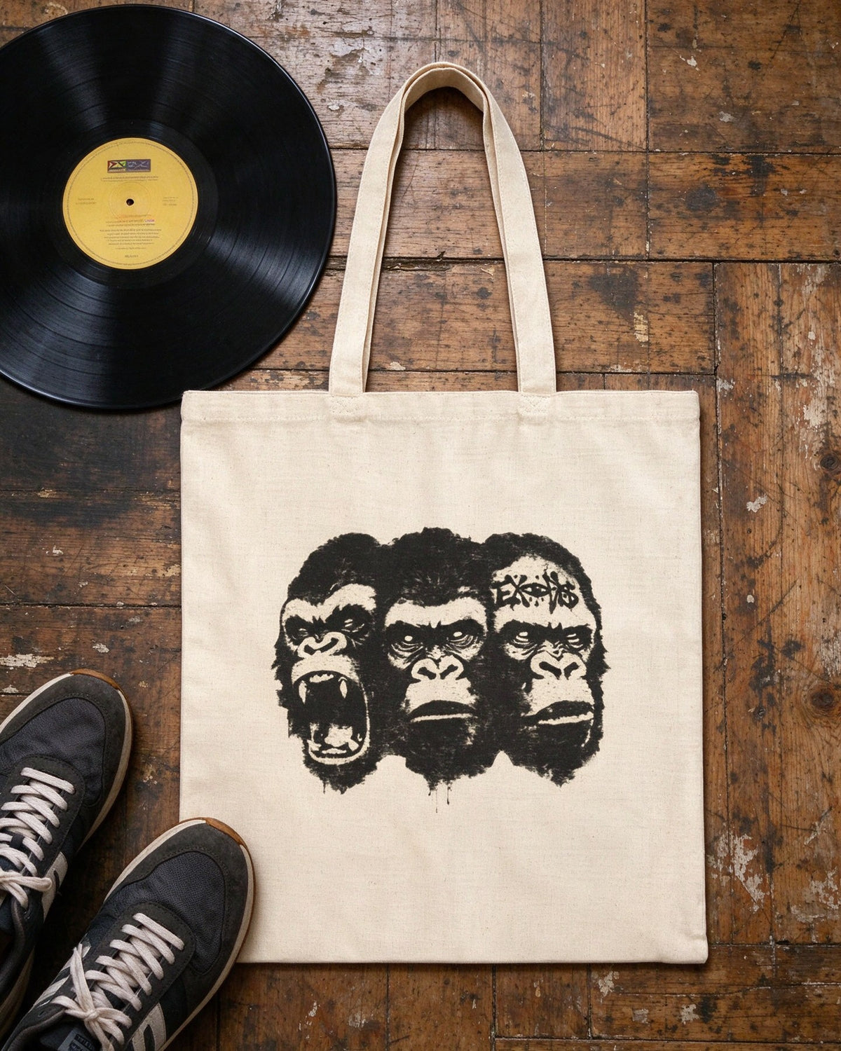 Kong Trinity Tote Bag still life — Urban Kong