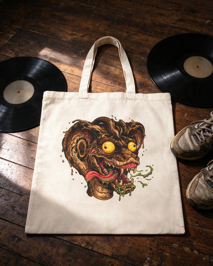 Psycho Snake Tote Bag still life — Urban Kong