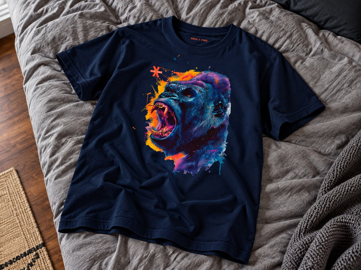 Savage Beast T-Shirt flat lay mockup — Urban Kong