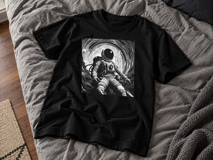 Starlight Explorer T-Shirt flat lay mockup — Urban Kong