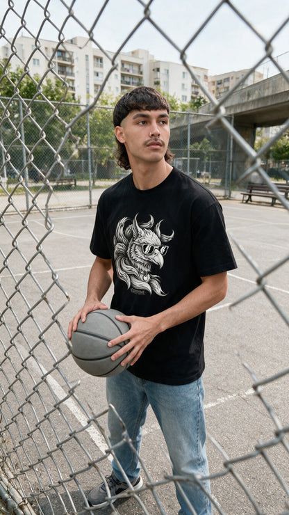 Grifone Shades T-Shirt worn on the street — Urban Kong
