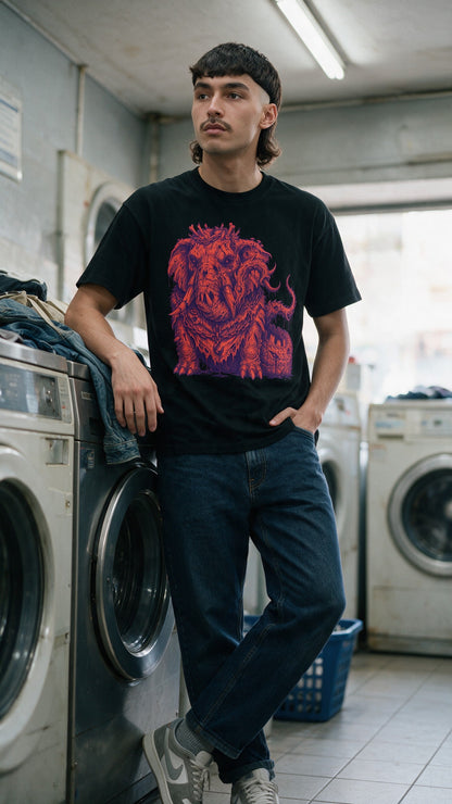 Horror Elephant T-Shirt worn on the street — Urban Kong