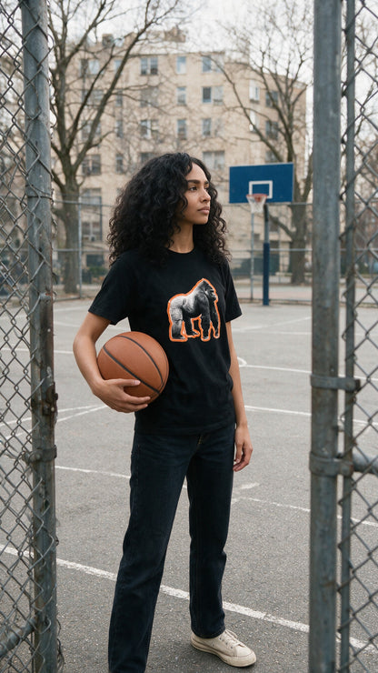 Glow Gorilla T-Shirt worn on the street — Urban Kong