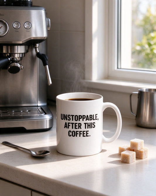 Unstoppable, after this coffee. still life — Urban Kong