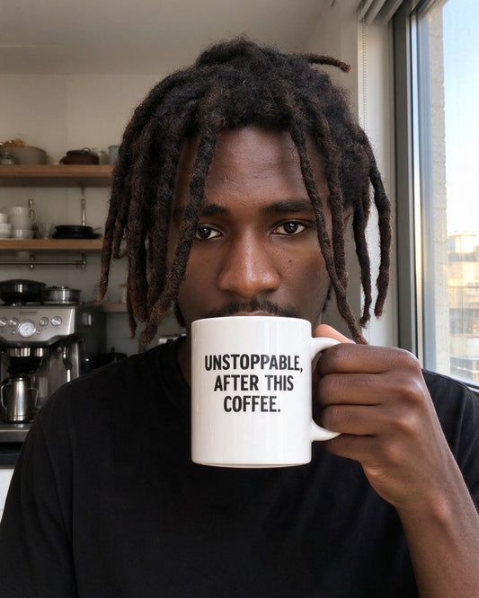 Unstoppable, after this coffee. worn on the street — Urban Kong