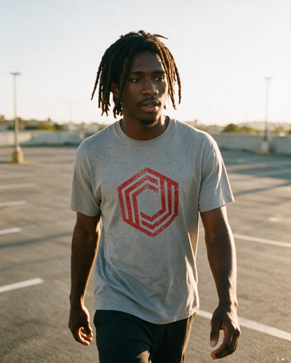 Urban Angles T-Shirt worn on the street — Urban Kong