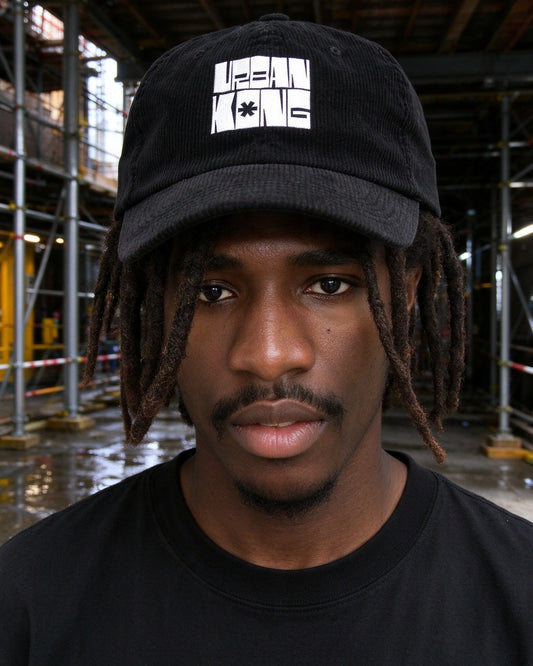 Urban Kong Tag Cap worn on the street — Urban Kong