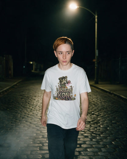 Urban Kong Zombie T-Shirt worn on the street — Urban Kong