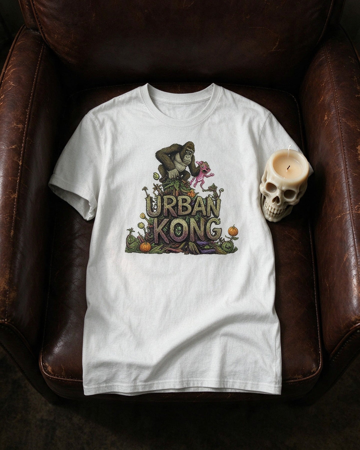 Urban Kong Zombie T-Shirt still life — Urban Kong