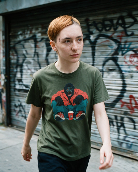 Vintage Kong T-Shirt worn on the street — Urban Kong