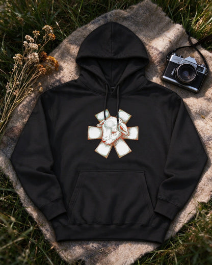 Wild Lamb Hoodie flat lay — Urban Kong