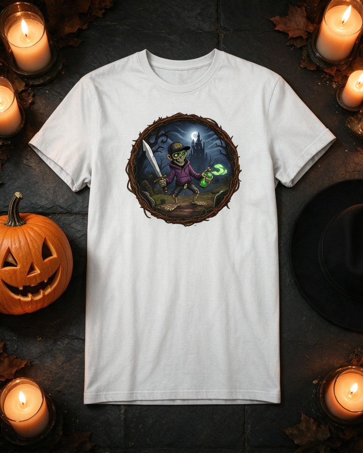 Zombie Warrior T-Shirt still life — Urban Kong